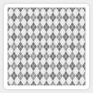 Soft Greys - Argyle Sticker